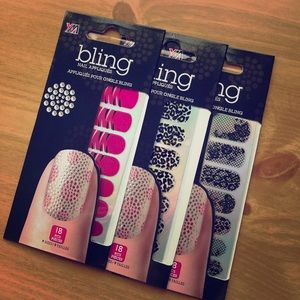 Bling nail wraps (set of 3) NWT